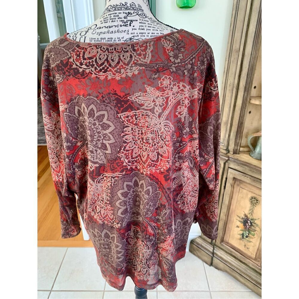 Croft & Barrow Fall Blouse - Picture 4 of 5